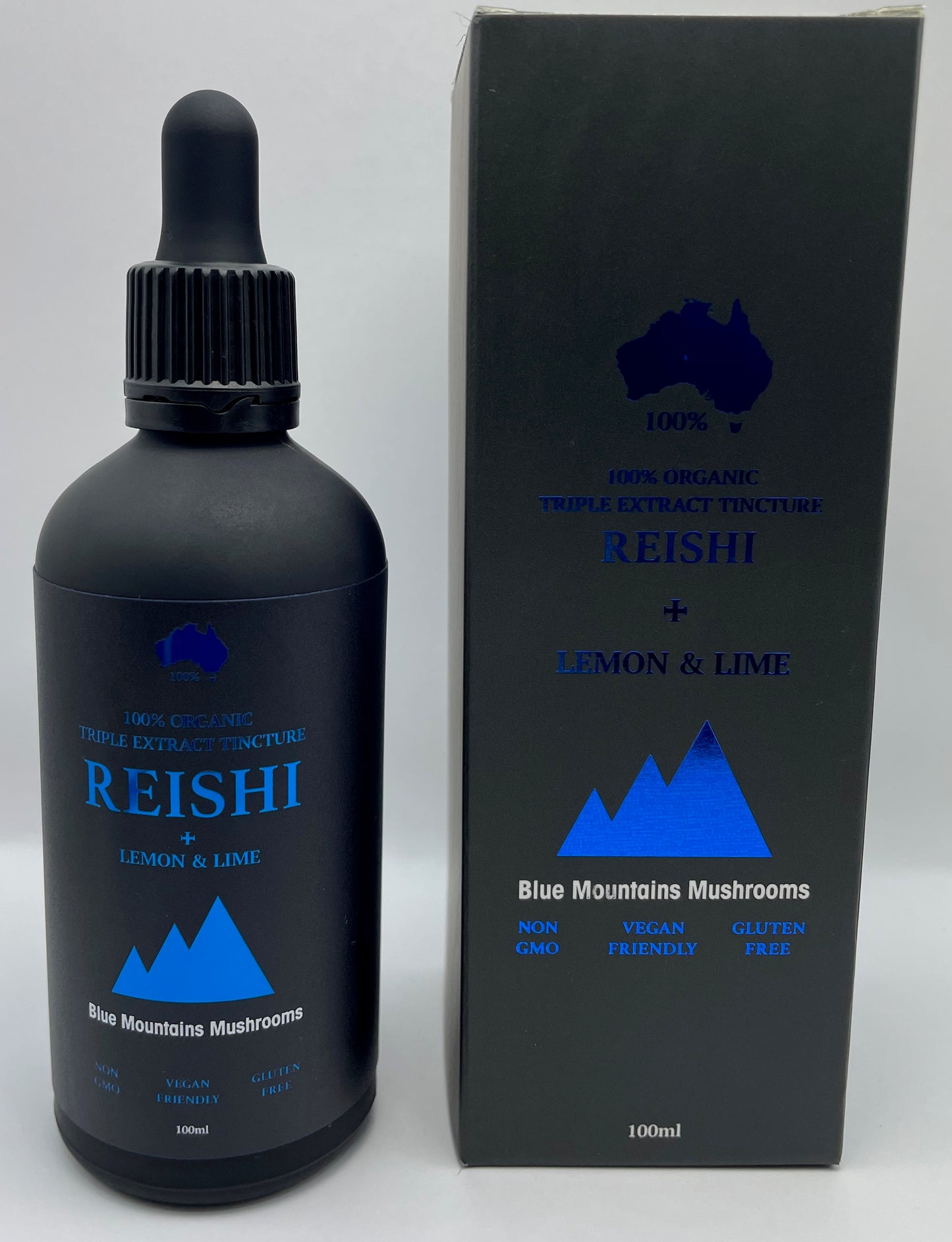 ORGANIC REISHI TRIPLE EXTRACT TINCTURE WITH LEMON LIME FUSION 100ML
