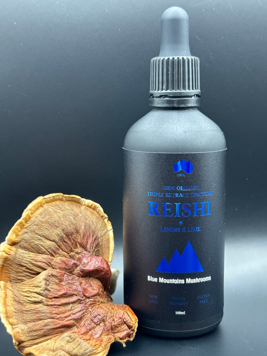 ORGANIC REISHI TRIPLE EXTRACT TINCTURE WITH LEMON LIME FUSION 100ML